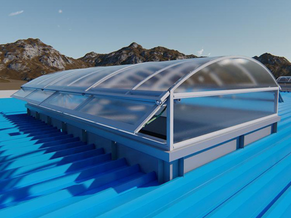 侧开型电动采光排烟天窗